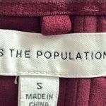 Dress the Population Liv Strapless Ruffled Dress, Burgundy Size S New w/Tag Photo 10