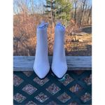 Nasty Gal  Off White Pointed Toe Heeled Boots Sz 4 NWB Photo 7