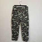 Anthropologie  Wanderer Camo Cargo Pants Women's 28 Green Relaxed Fit Boho Linen Photo 5