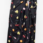 Ganni  Swimwear - Fruit-Print Wrap Sarong Skirt Photo 0