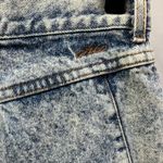 Vintage 80's Chic Acid Wash High Waisted Taper Mom Jeans Size 7 Tall Retro USA Blue Photo 7