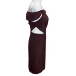 AQ/AQ Mulberry Aura Dress Cutout Sheath Party Cocktail Womens Size US 6 Photo 5