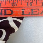 Maggy London Brown White Petite Spiral Flowy Dress Size 4P Photo 9