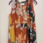 True Destination Floral Dress/ Coverup Orange Size L Photo 1