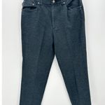 Ralph Lauren Lauren Jeans Co Womens Dark Gray Cotton Pants Size 10 Western Country High Rise Photo 8