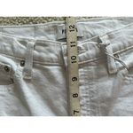 Pistola  Charlie High Rise Classic Straight Ankle Deconstructed Optic White Sz 26 Photo 10