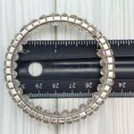 Cute Rhinestone Crystal Wire Wrap Bangle Bracelet Silver Tone Sparkly Photo 8