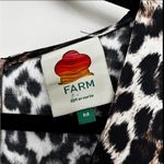 Farm Rio  Leopard Print Maxi Dress Ruffle Shoulder Long Sleeve Size M Photo 3