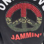 Butter Super Soft Black Embellished One Love Full Zip Hoodie Size L Photo 4