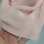 Ann Taylor  S Cotton Knit Ribbed Long Sleeved Pullover Sweater in Ballet Pink Photo 2