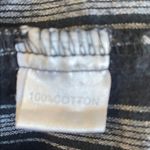 Brandy Melville Black and Gray Striped Chinos Photo 4