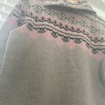 Talbots Button Shoulder Fair Isle Pullover - M Photo 5