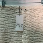 ZARA   NWT K SIZE S FLARED CROCHET TROUSERS PANTS COTTON 3772/802 beach cottage Photo 12