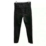 American Eagle  Women's Black Skinny Jeans Size 14 Long Stretch Mid Rise Photo 1