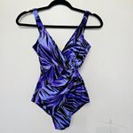 MiracleSuit  Womens Oceanus 1 Piece Slim Shape and Firm Swimsuit Size 6 Photo 1