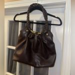 Relic faux leather Brown Satchel Handbag Shoulder bag woven straps purse Photo 1