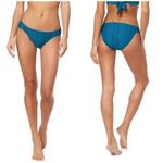 Jessica Simpson Cosmo Crochet Hipster Swim Bikini Bottom Blue Size Small Photo 1