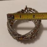 Women’s Chunky Stretchy Bracelet Cuff Beaded Multi Color Photo 3