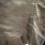 Vince  Black Lamb Leather Rib Panel Scuba Jacket Size S EUC Photo 3