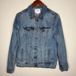 Old Navy  Denim Jean Jacket Women's Classic Button Front Casual Blue Sz‎ L Photo 2