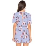 ASTR  The Label Cadence Purple Floral Romper Photo 2