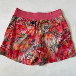 Athleta  Women's Pink Floral Brooklyn Printed Shorts Athletic Golf Size 8 Photo 4