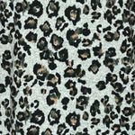 Loft Sleep Shirt Gray Black Pink Leopard Print Sweatshirt Long Sleeve Photo 4