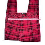 Ymi 🦎High-Rise Plaid Skinny Pants🌵 Photo 2