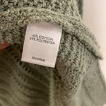 J.Jill open knit slouchy jade green hooded sweater cardigan woman size XL Photo 5