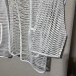 Alfani  White Open Front Mesh Jacket Cardigan Womens M cyber punk Whimsigoth Photo 4