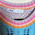 ZARA Multi Color Crochet Sweater Vest Photo 1