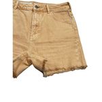 Anthropologie Pilcro by Women Rust Brown Mustard Denim Distressed Shorts Sz 26 Photo 2