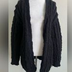 IRO  Small Black thick 100% Merino WOOL knit  Women's long  Cardigan $795 Photo 0