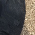 Lululemon  Women’s Black Sheer Animal Print Crop Top Short Sleeve Photo 2