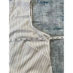 Adrienne Vittadini  White Black Stripe Asymmetrical Sleeveless Blouse XL Photo 5