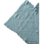 American Vintage Vintage Handmade Hippie crochet Poncho in green with neck scarf size medium Photo 9