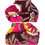 Vera Bradley 2009 Carnaby Floral The Gabby Quilted Tote Handbag Pink Boho Chic Photo 3