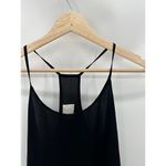 Twik Top Women MEDIUM Black Scoop Neck Racerback Sleeveless Blouse Tank Photo 2