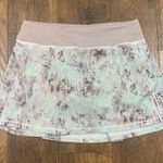 Lululemon Pace Rival Mid-Rise Skirt Plisse Bloom Multi / Mauve Grey Photo 1