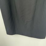 Calvin Klein  black short sleeve sheath dress hidden back zip fun buttons size 8 Photo 6