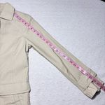 J.Crew 100% cotton tan trench coat with hidden buttons down front Size XS Photo 7