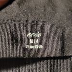 Aerie NWOT Ribbed Crop Top Gold Ring Accents Built in Bralette Sports Bra - M Photo 5