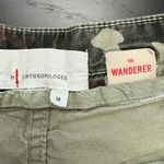 Anthropologie  Wanderer Camo Cargo Pants Women's 28 Green Relaxed Fit Boho Linen Photo 15
