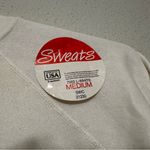 NWT Elegant Cream Vtg Crewneck Sweater Made in USA 80s Photo 1