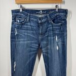 7 For All Mankind Jeans Women 29 Josefina Skinny Boyfriend Jeans Button Fly Pant Photo 2