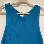 cupio NWT  Size XL Scoop Neck Sleeveless Cotton Teal Blue Knit Vest Top Cotton Photo 1