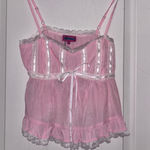 Edikted  Lace Babydoll Pink Top Photo 0