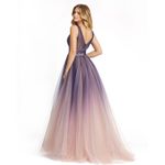 Mac Duggal  Indigo Ombré Sleeveless Tulle Ball Gown Size 10 $398 20221 Photo 1