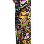 Jams World Vintage Sun Motif Colorful Shift Maxi Dress Size M Photo 3