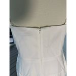 French Connection Pom Pom-Trim Mini Dress White SZ 10 Photo 6